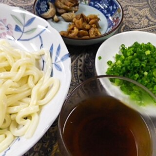 干し海老椎茸つけうどん